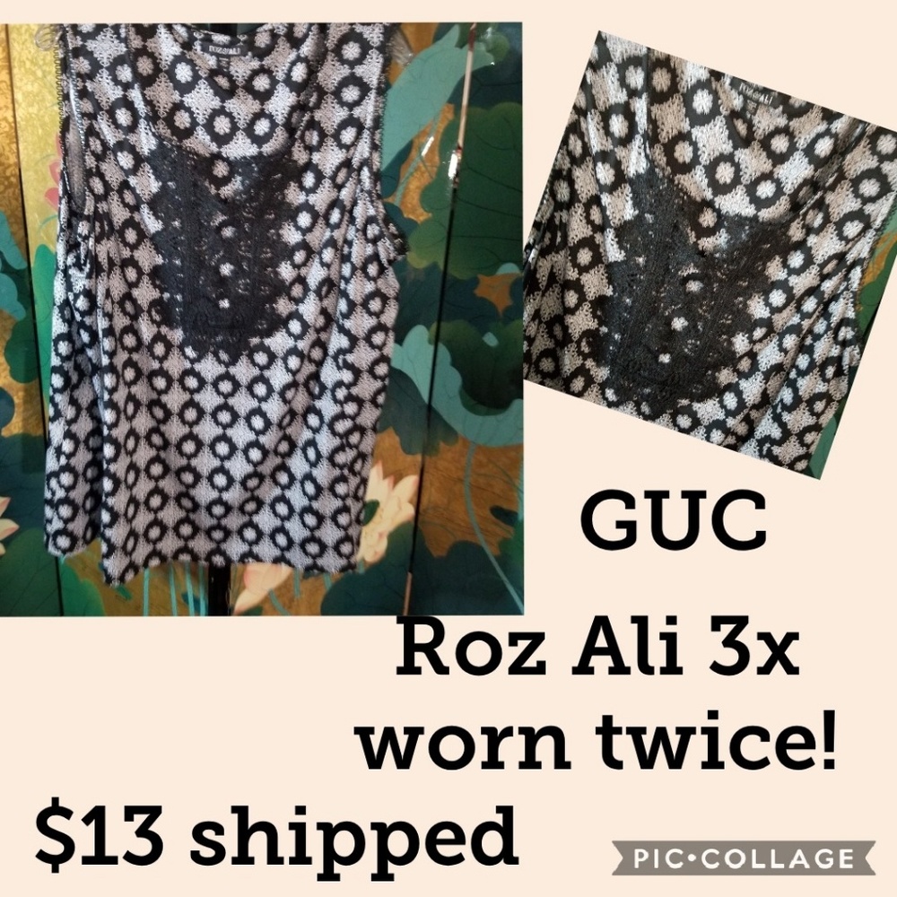 Sleeveless top, very good quality lace